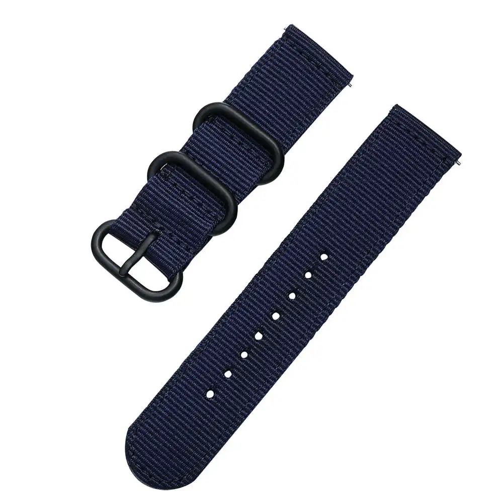 22 20mm nylon Watch Strap For Xiaomi haylou solar ls05 / For Garmin Vivoactive 4 3 wristband watchband bracelet For Huawei GT 2