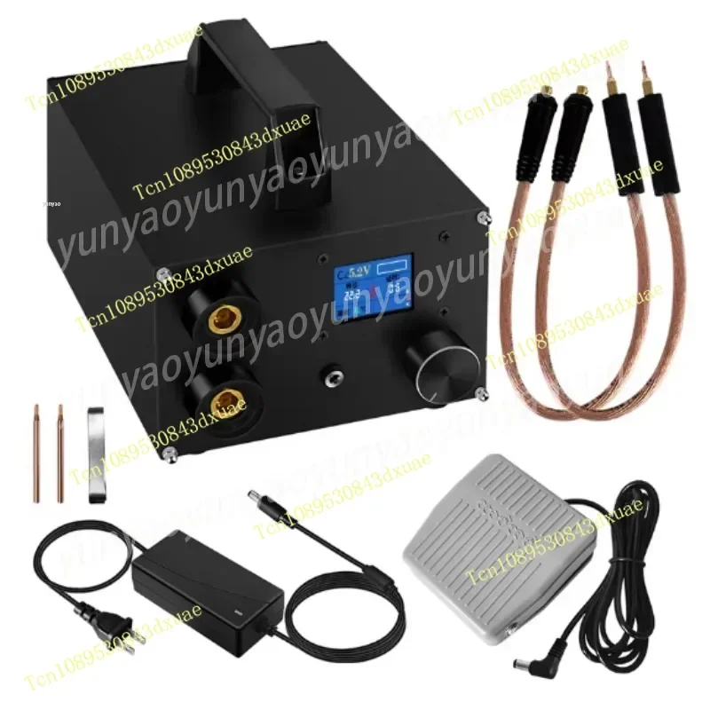 Capacitor Spot Welding Machine, Small Portable Battery Spot Welder for DIY Nickel Strip Welding