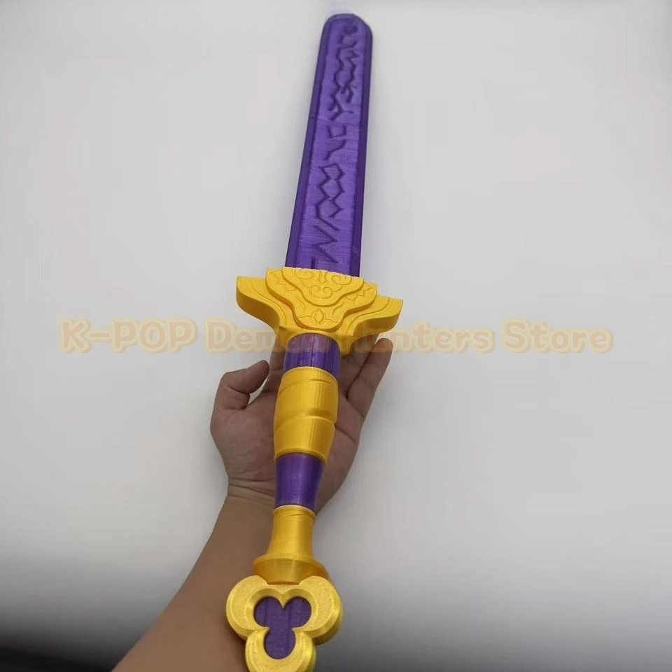 رومي السيف Kpop شيطان هنتر تأثيري حلي اكسسوارات الأسلحة الأسلحة السيف الطويل الأرجواني السيف هالوين كرنفال البدلة الدعائم