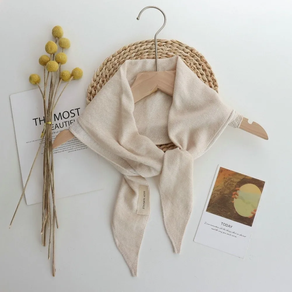 

Fashion Multifunctional Triangular Scarf Simple Casual Headscarf Thermal Neck Warmer Women