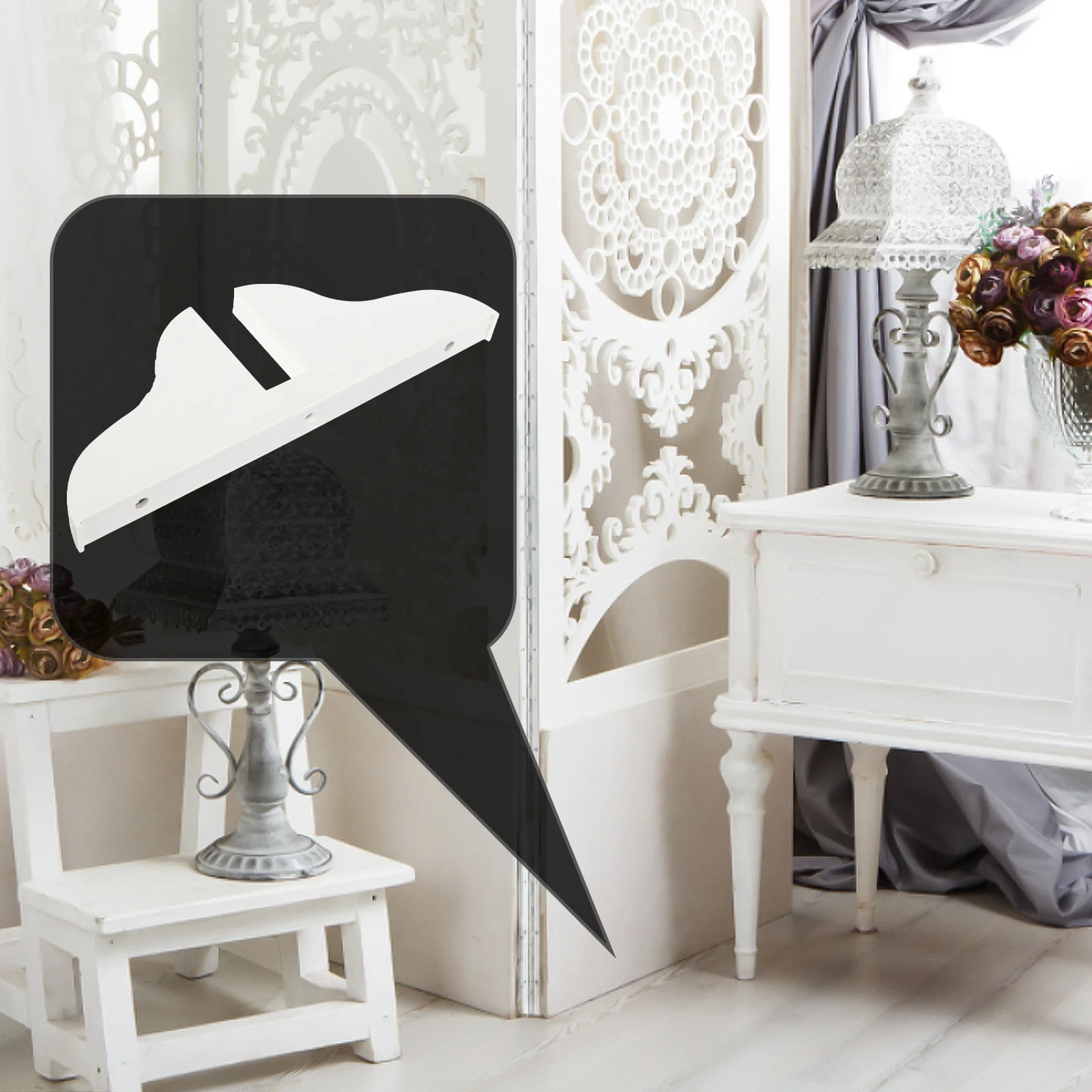 

Heavy Duty Screen Feet Room Divider Stand Base Plastic Bracket for Panels Folding Partition Holders Household Divider Clips