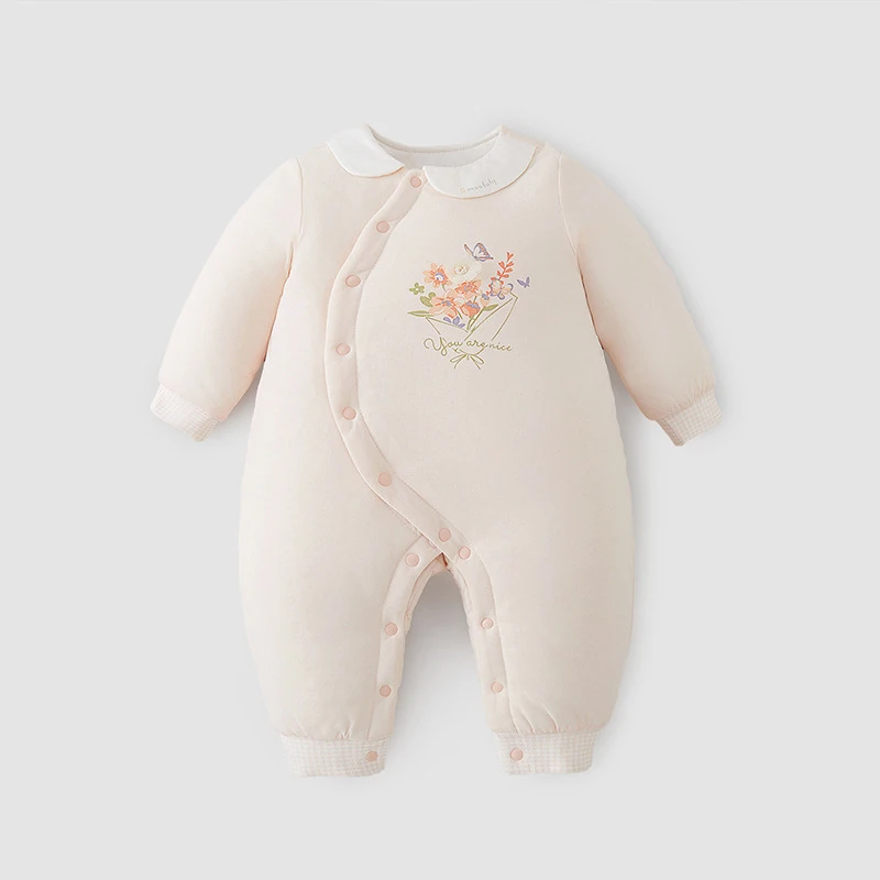 

Детские комбинезоны UNITIM для маленьких мальчиков, жаккардовые комбинезоны с цветочным принтом для новорожденных мальчиков, весенние комбинезоны из чистого хлопка для маленьких девочек, комбинезоны для младенцев