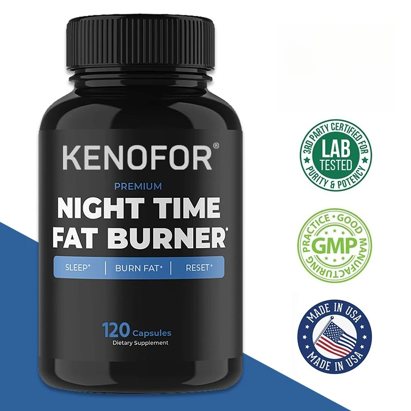 

Nighttime Fat Burner - Helps Promote Metabolic Cleansing, Inhibits Fat Accumulation, and Appetite Control During Sleep, 120 Capsules