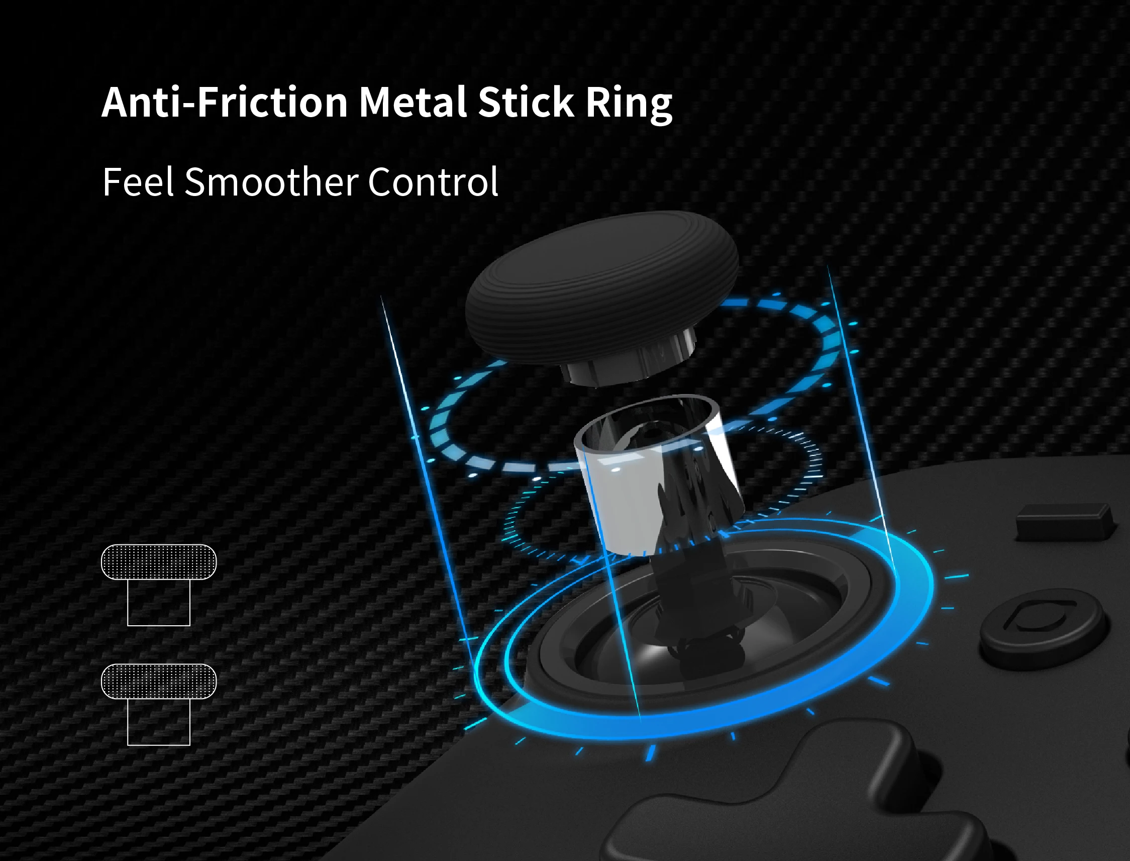 GuliKit KK3 Pro Controller mit Hall-Effekt-Joysticks und Auslöser KingKong 3 NS38 Gamepad für Windows Nintendo Switch Android iOS – Detail 19