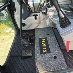 For XCMG XE55 60 75 135 215D 200D 260 Cab Interior Supplies Carpet Excavator Foot Mat
