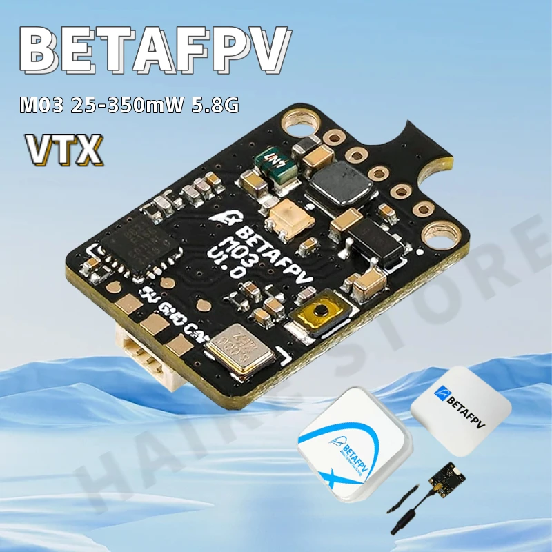 BETAFPV M03 25-350MW 5.8G VTX Adjustable Power for 65Mm-85Mm Drone Whoop Quadcopter RC Drone