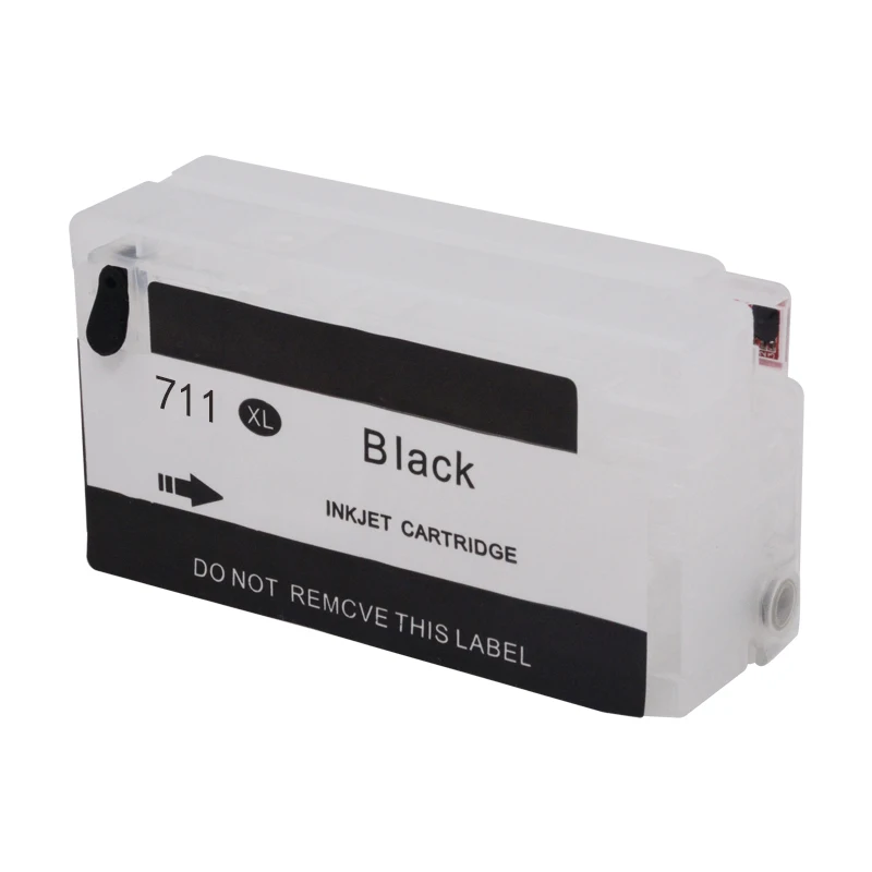 IBOQVZG 4 Colors For HP 711XL 711 Refillable Ink Cartridge with ARC Chips for HP711 Refill For HP DesignJet T520 T120 Printers