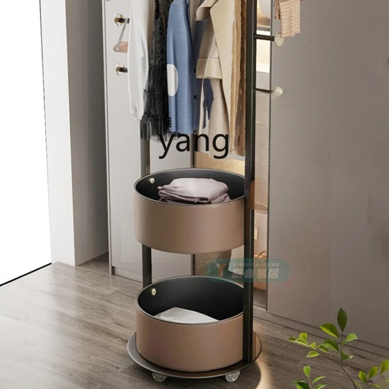 

LH Minimalist Storage Room Hanging Coat Rack Storage Cabinet Integrated Movable High-End Clothes Rack