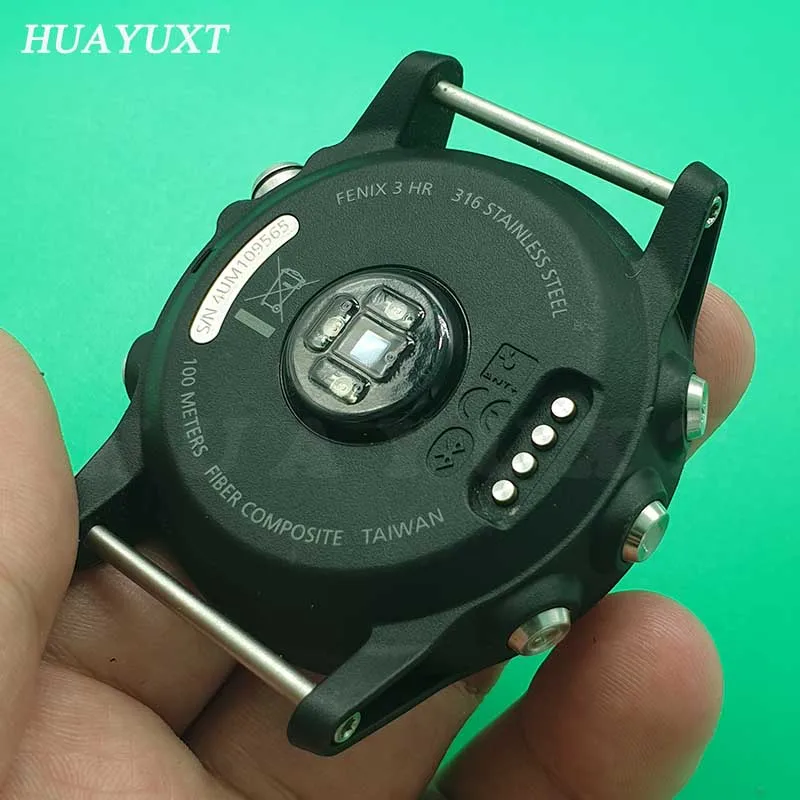 Original For Garmin Fenix 3 HR Back Cover Case Smart Watch Repair Replacement Parts