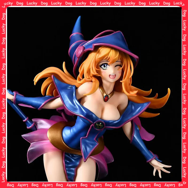 

28cm Dark Magician Girl Action Figures Game Yu-Gi-Oh! Figura Manga GK Statue Model Doll Ornament Anime Peripheral Gift for Kids