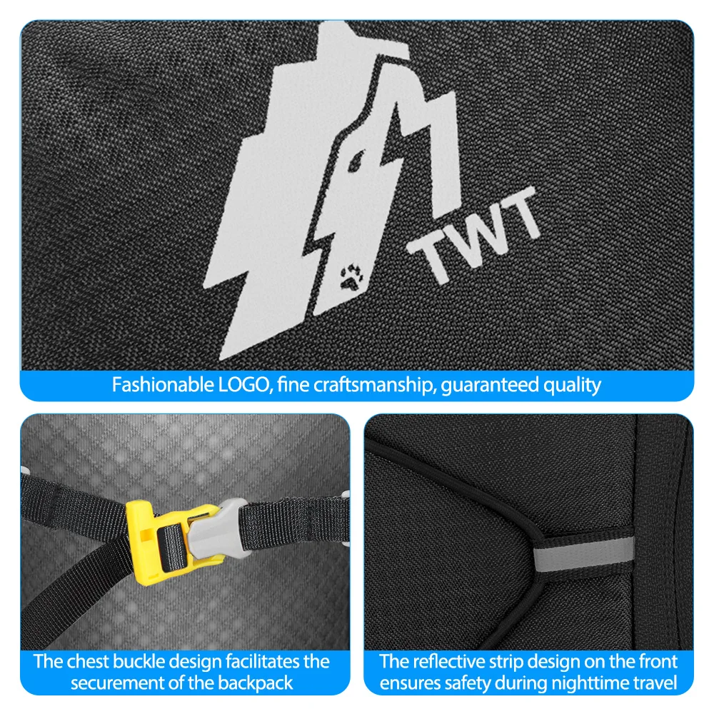 Lauf-Hydrationsweste Rucksack für Männer und Frauen Outdoor-Sporttasche Trail Marathon Jogging Wandern Rucksack Option mit Wasserbeutel – Detail 11