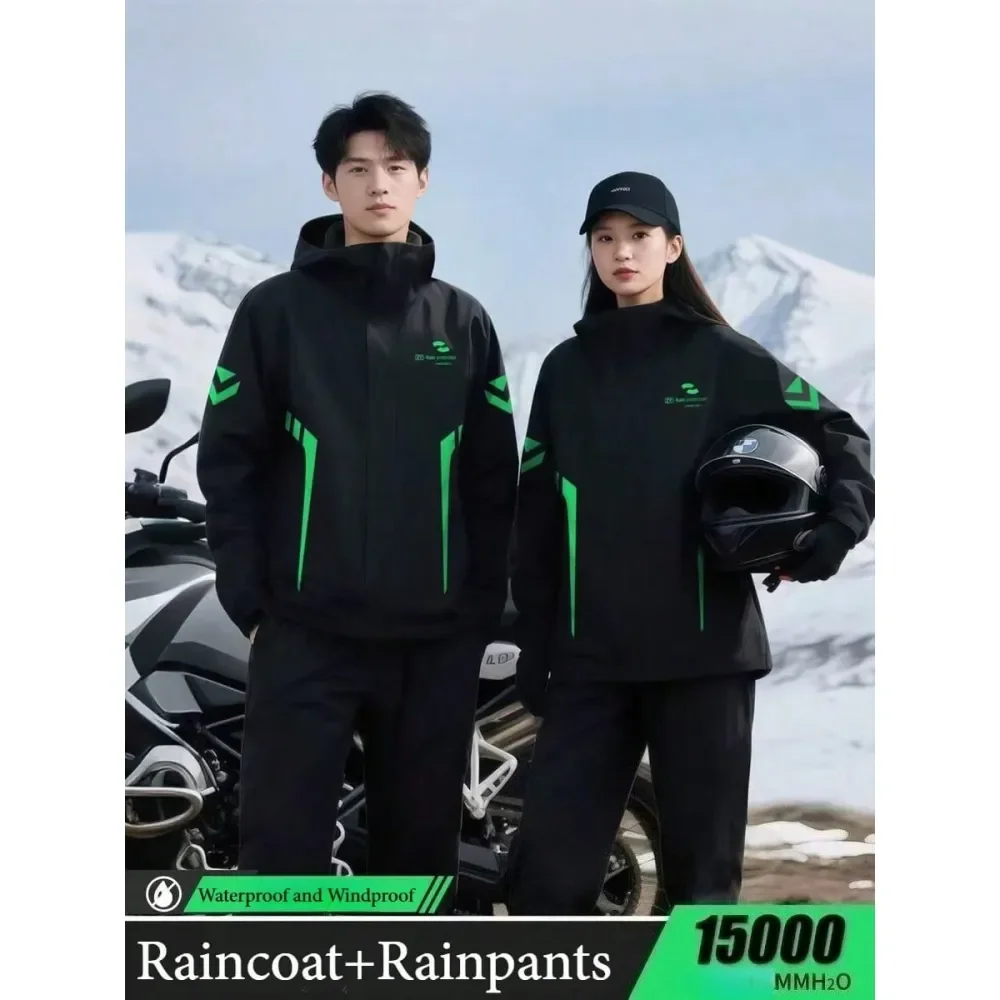

Rain Coat For Women And Men Waterproof And Windproof Jacket For Outdoor Activities Windproof LongSleeved Hooded Jacket Fashion