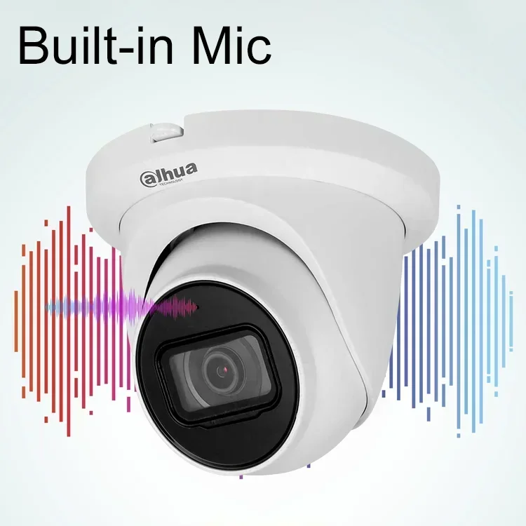 كاميرا Valucam OEM DA HUA 4MP 5MP 8MP 4K HD كشف الحركة الذكية المقاومة للماء IP67 ميكروفون مدمج POE IP