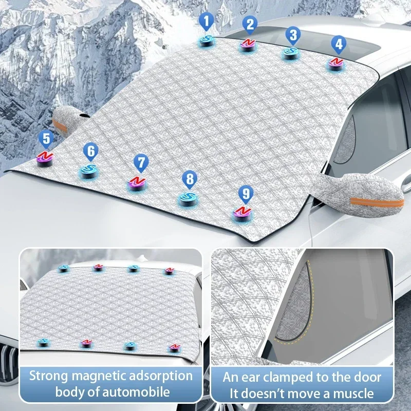 Winter Car Windshield Snow Cover Front Window Snow Shield Sun Shade Protector For Chery EXEED LX C-DM TXL AtlantiX VX ET ES