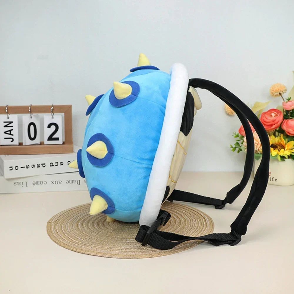 Anime Koopa Troopa Bowser Lemmy Ludwig Plüsch-Rucksack Schildkröten-Schale Gefüllte Plüschtiere Cartoon-Schultaschen Halloween-Deko-Geschenk – Detail 12