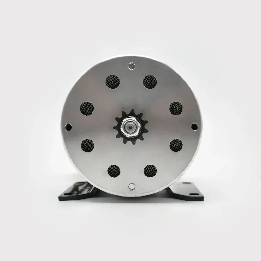 36V 48V Elektromotor mit gebürstetem Gleichstrommotor, Nenngeschwindigkeit 3000RM, gebürsteter Motor, Kettenantrieb 25H-11T – Detail 5
