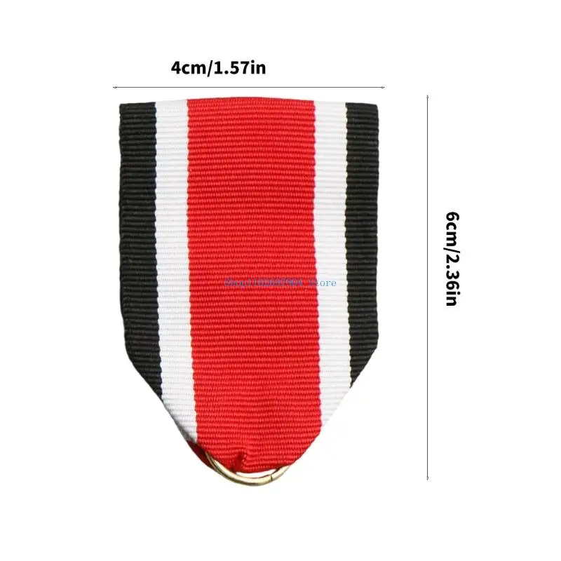N7YF Badge Hanging Webbing Militars Award DIY Accessoire Medals Abzeichen Brosche Stifte