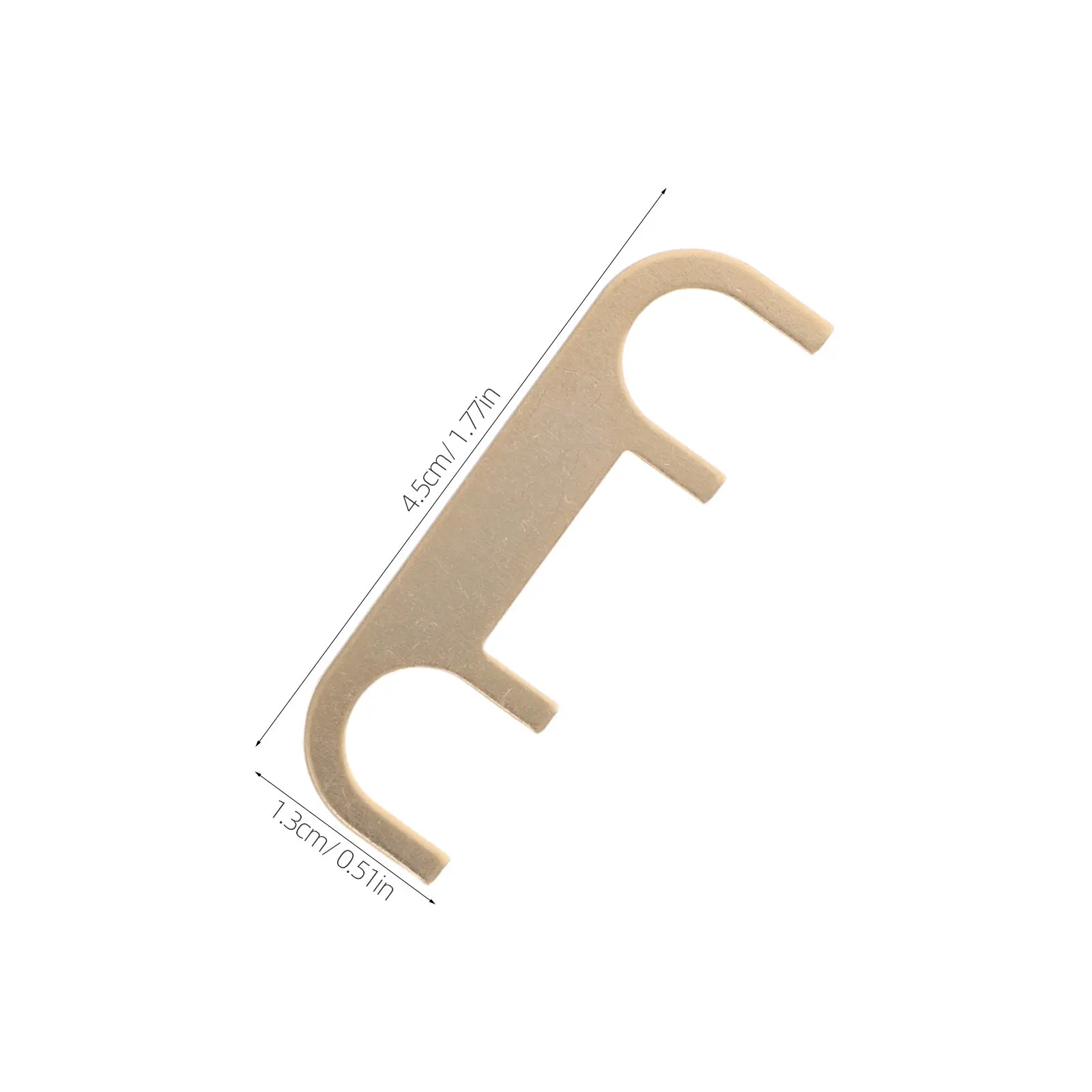 1Pair Pure Copper Speaker Terminal Jumper Bridge Plates for Bi-Wiring Speaker Cabinet Terminal Strip Low Energy Loss Signal
