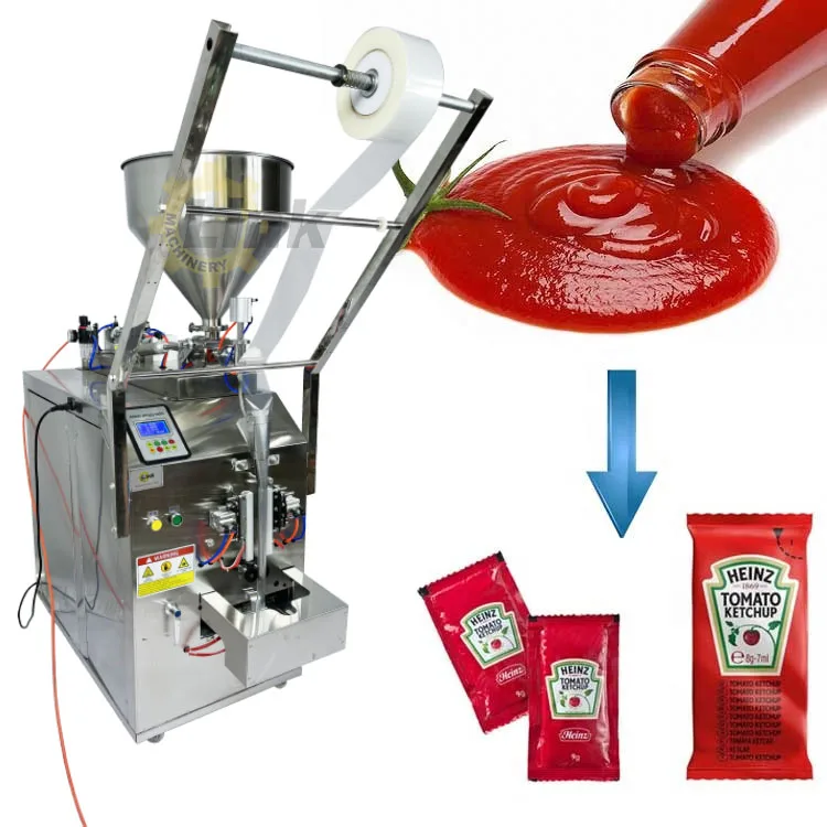 Sauce bag pasta ketchup packaging machine