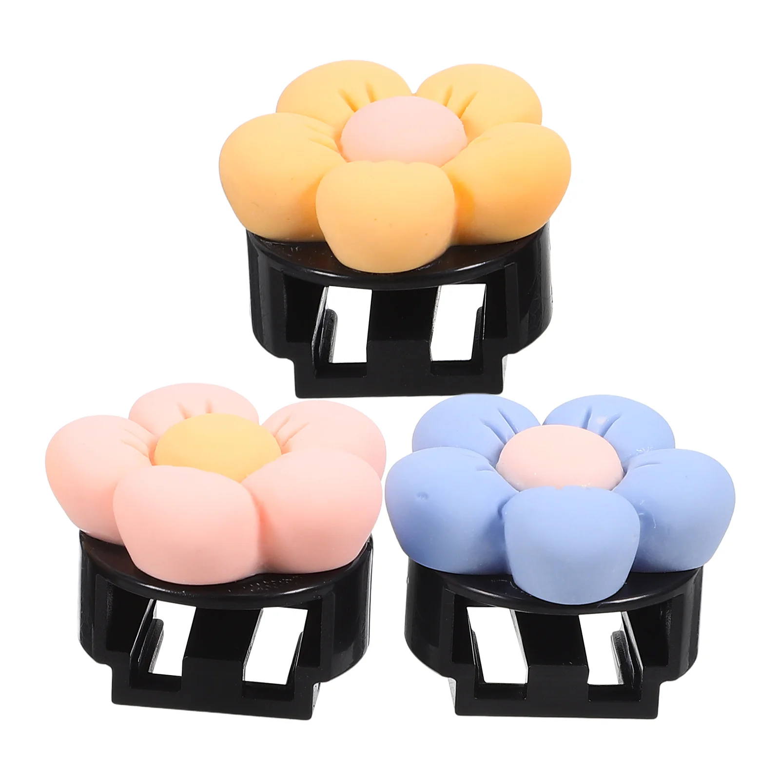 

3 Pcs Car Air Outlet Aromatherapy Ac Vent Clip Interior Decor Decorations Conditioning Clips Freshener Automotive