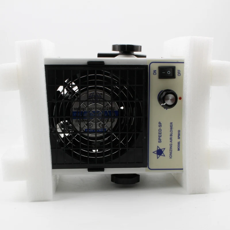 High Quality 220V Antistatic Fan Static Eliminator Ion Blower Desktop ESD Ionizing Air Blower