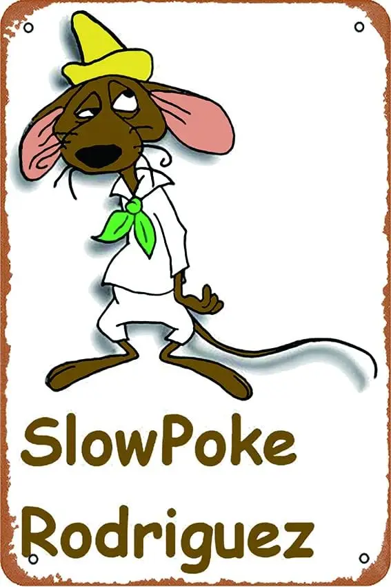 Slowpoke Rodríguez Iron On Transfer #1 Poster Retro Metal Tin Vintage Sign 12 X 8 Inch Bar Music Club Man Cave Room Wall Decor