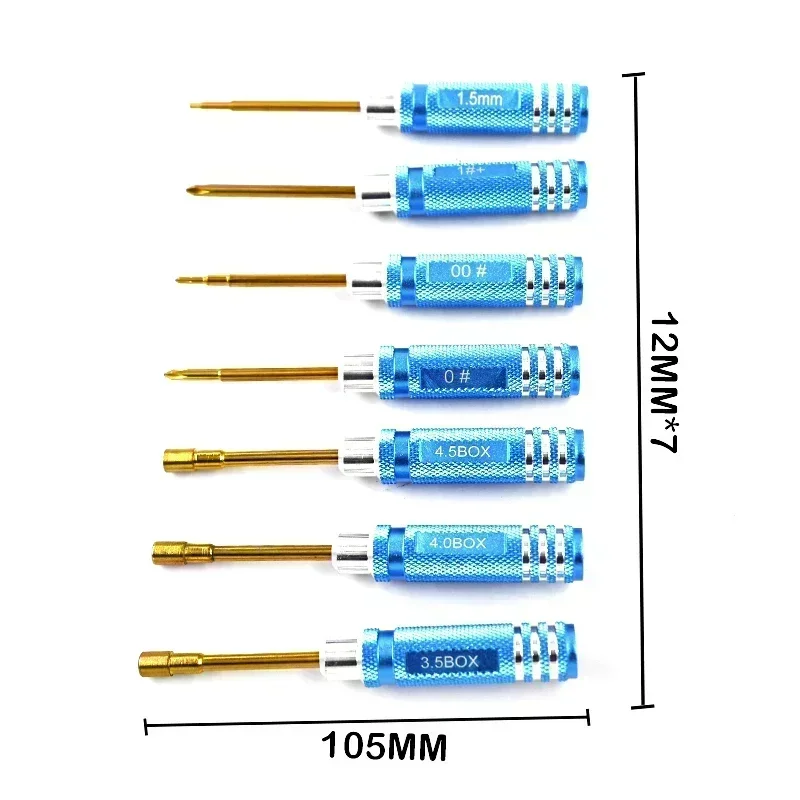 Tournevis hexagonal croisé à fente, outils, Kit de clé à écrou pour Wltoys Trxs Axial RC hélicoptère voiture avion Drone FPV