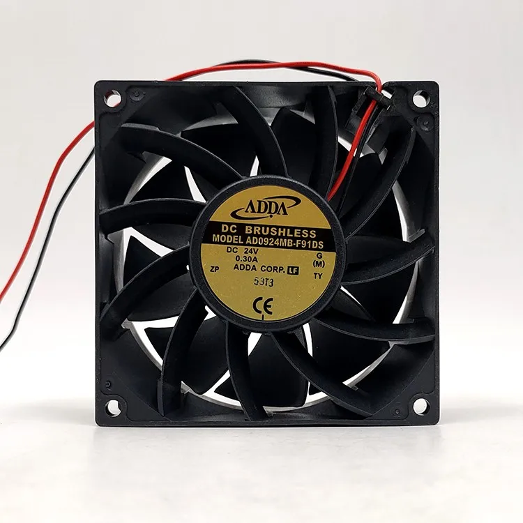 

NEW ORIGINAL AD0924MB-F91DS 24V 0.30A 9238 92x92x38mm COOLING FAN RADIATOR