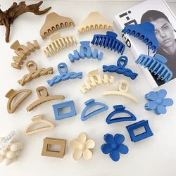 8pcs Value 8 Pack~Grab Clip Large Simple Hair Clip for Women, Back of Head Hair Clip, High end Shark Clip, Explosive Hair Clip