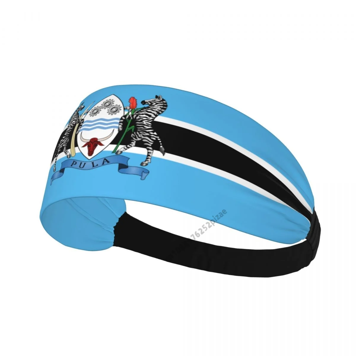 

Botswana Flag Men Women Bands Elastic Wide Headbands For Yoga Sports Fitness Exercise Tennis Running Gym Dance Athletic