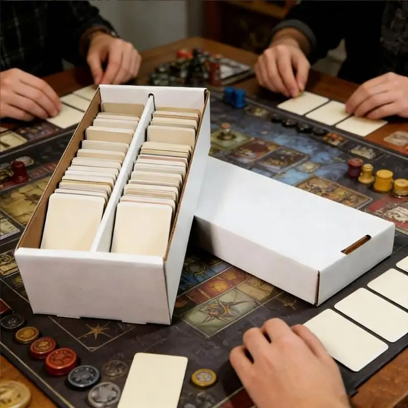 

Trading Card Storage Box Large Capacity Multi Compartment Card Organizers JOME