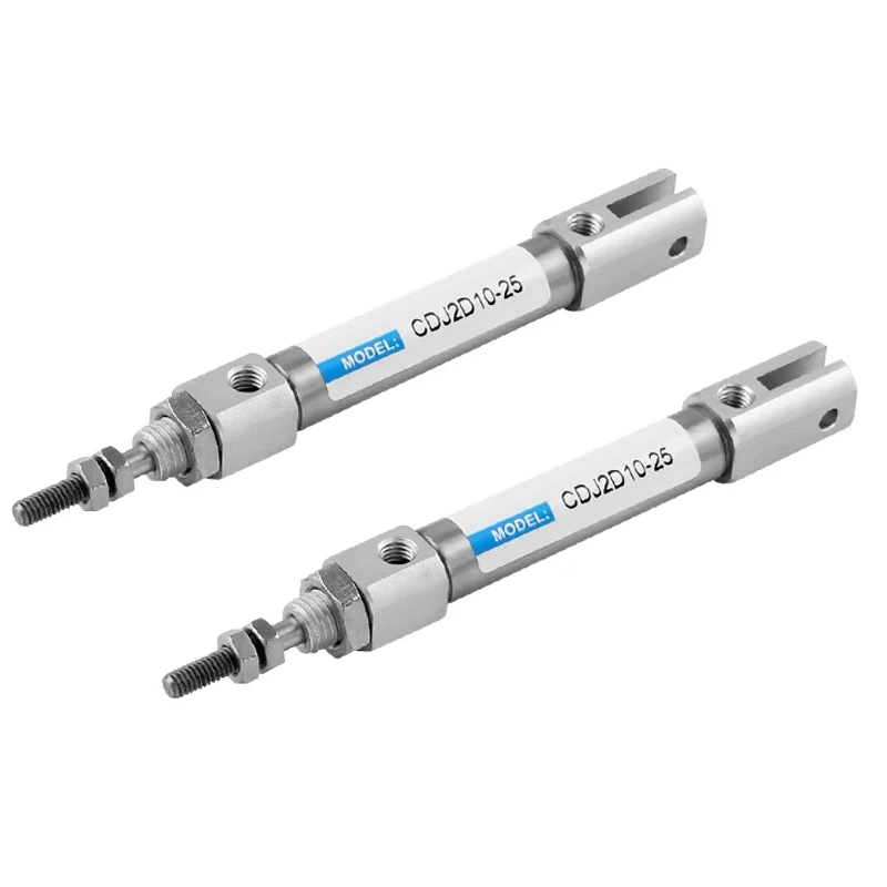 

CJ2D CJ2D10 CJ2D16 Stroke 5~200mm Double clevis with pins Mini Pneumatic Cylinder Double Acting Single Rod Air Cylinder AIRHKC