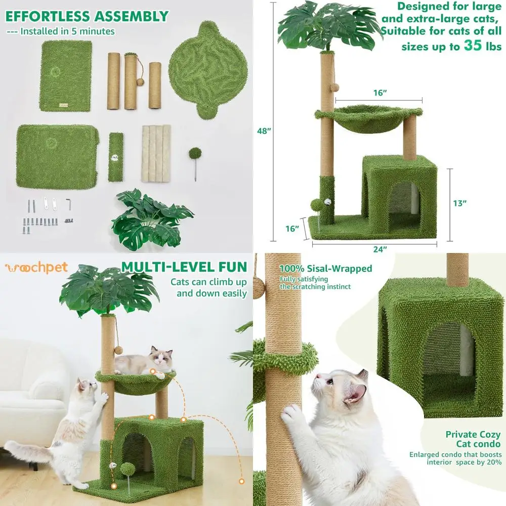 Indoor Cat Tree Wit… - image