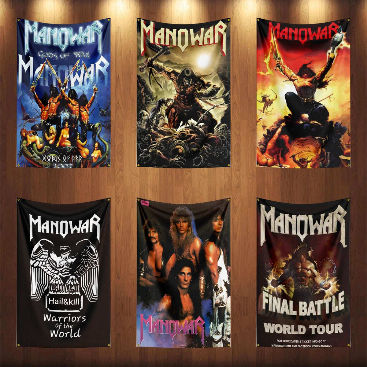 

3x5 Ft Heavy Rock Band M-Manowars Flag Polyester Digital Printing Banner for Bedroom Wall Art Out Door Tapestry Decora