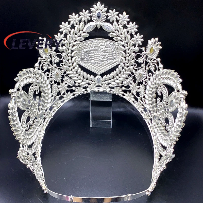 Levery New 2024 Miss Crown Headdress Bride Tiaras and Crowns Prom Wedding Hair Jewelry Accessories