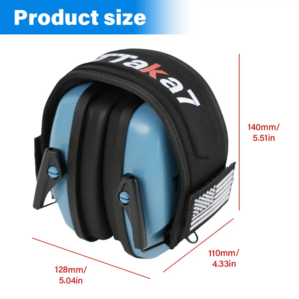 Army Grade Tactical Earmuff Hearing Protection Headset - NRR 25dB Noise Reduction for Shooting Training & Outside Hunting