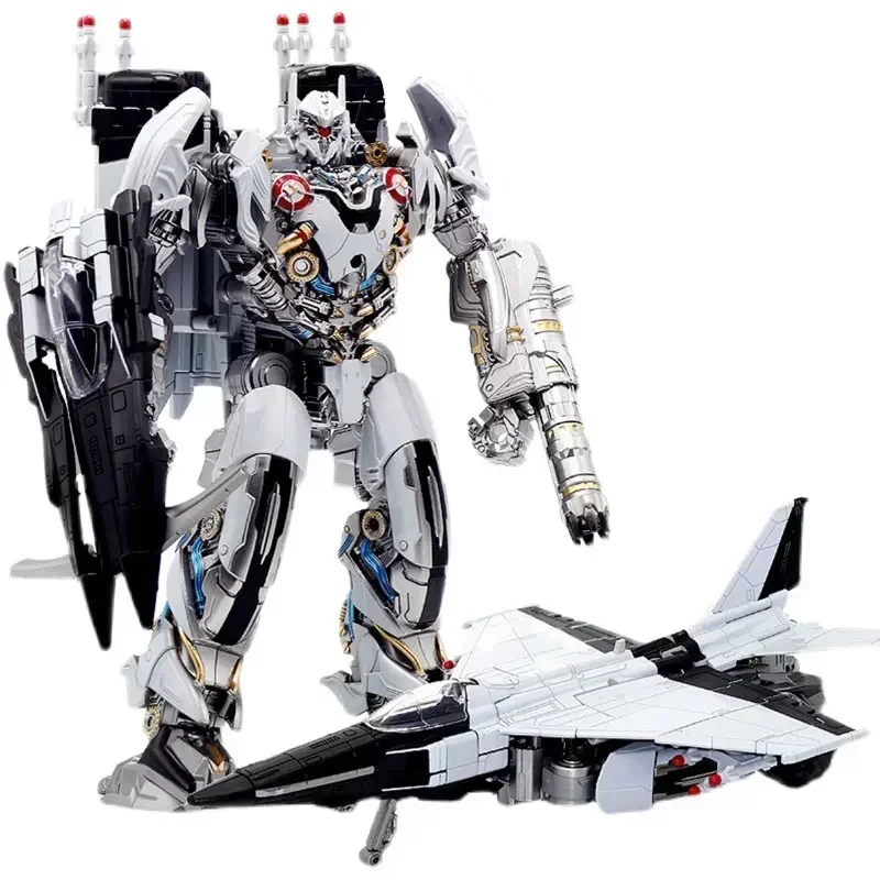 【フィギュア付き】neuromance Bmbホバーサイズトランスフォーメーションロボット,合金ブラックマンバ