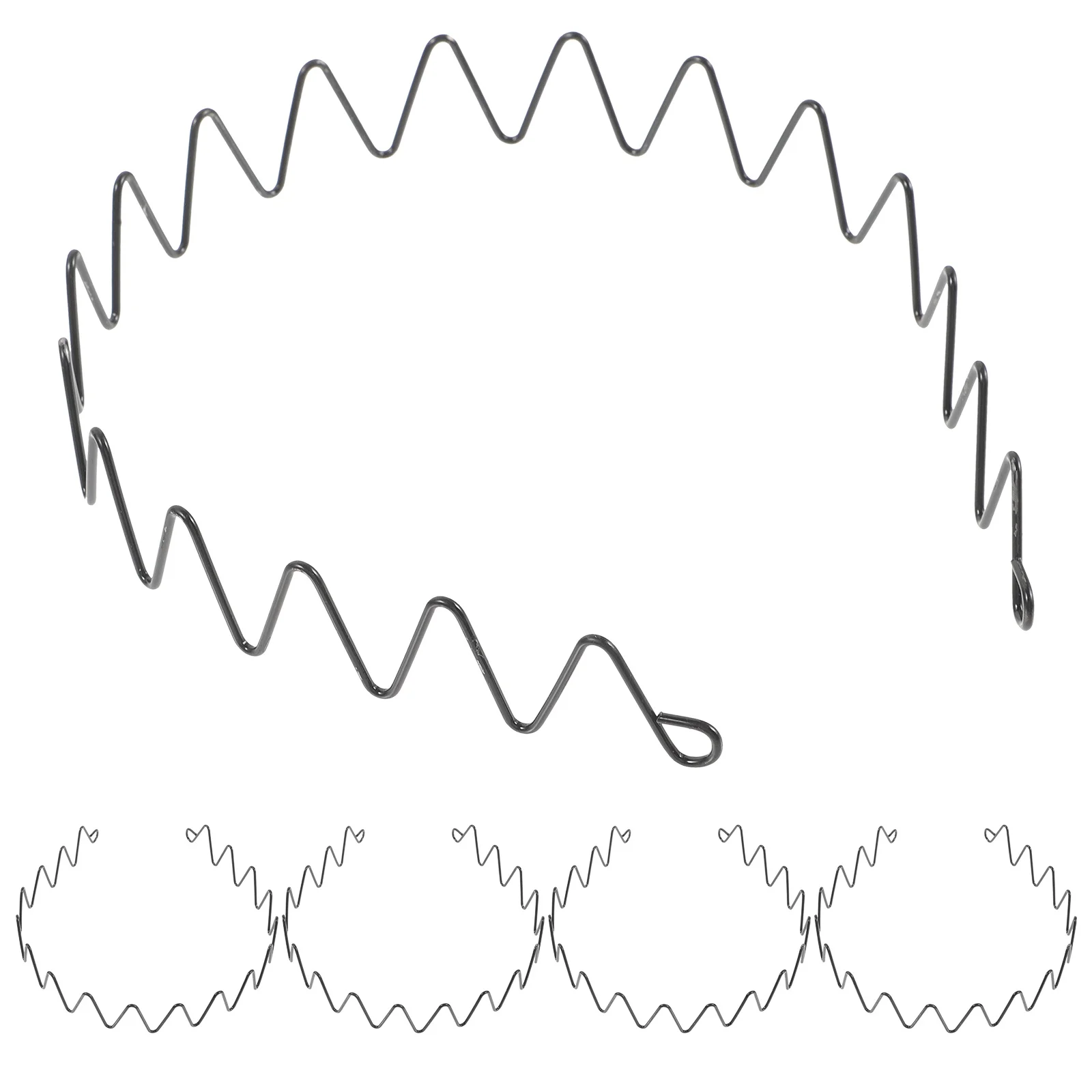 

5Pcs Anti-Slip Hair Clip Premium Slicked-Back Hair Band for Men and Women Stretchy Comfortable Design for Sports Facial Washing