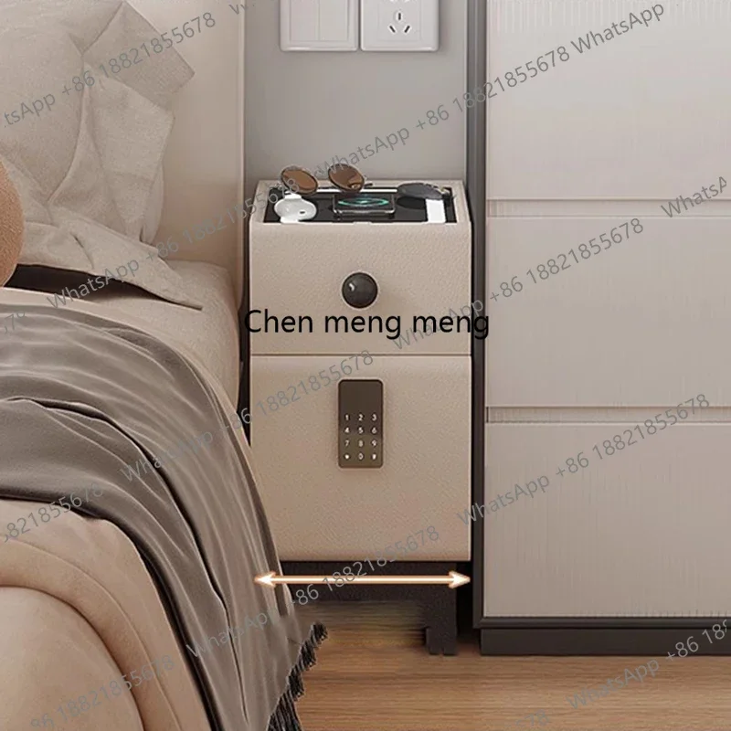 

Great discounts Narrow Space Saving Bedside Table Nordic Smart Storage Corner Nightstand Japanese Trendy Modular Mesa De Noche R