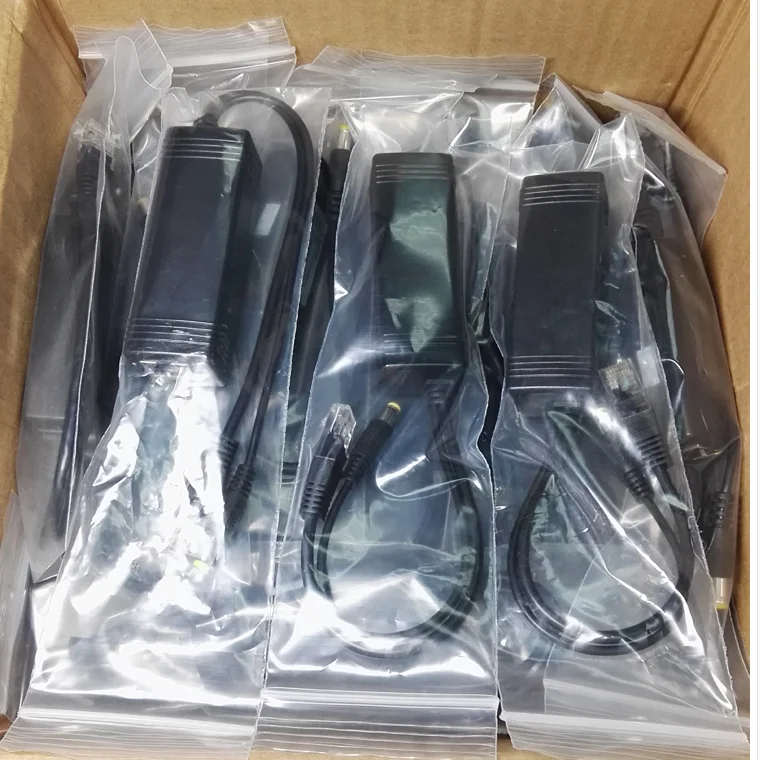 10/100/1000M IEEE802.3af/at PoE Splitter 30W Hi-Power Power-Over-Ethernet Splitter