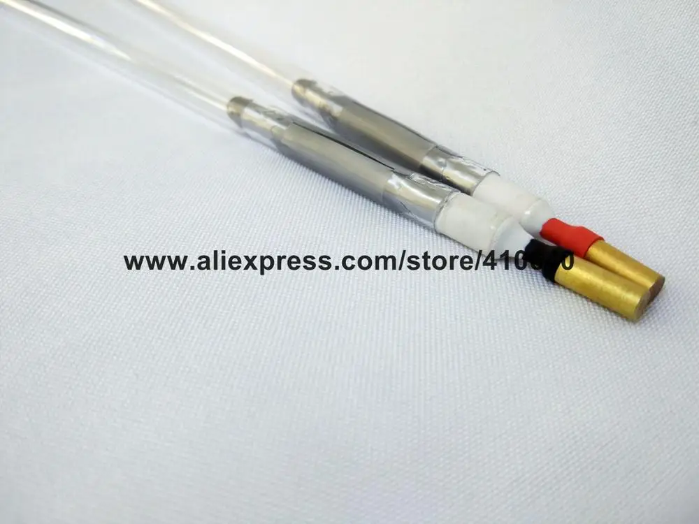 Factory Supply 1 Pair YAG Fiber Laser Xe Lamp 8.5*180*375-5 Diameter 8.5 mm Length 375 mm Laser Xenon Flash Lamp Free Shipping