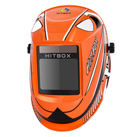 HZXVOGEN Auto Fast Darkening Welding Helmet True Color Large Viewing Welder Mask Cap for MMA MIG TIG CUT Welding Machine HB555