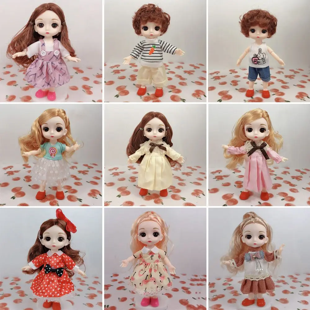 DIY Dollhouse 1/8 BJD Handmade Changing Dressing Game  Outfit 16~17cm Dolls Dresses  Clothes and Accessories