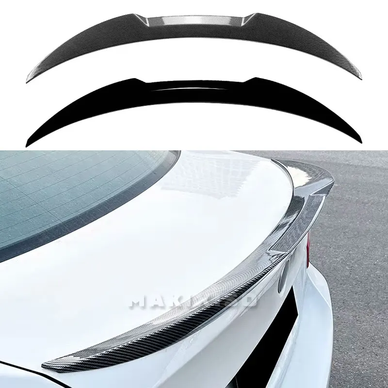 For BMW 3 Series E90 M4 Style 323i 325i 328i 335i 335xi M3 2005-2012 M Tuning Sedan Car Rear Trunk Spoiler Wing lip