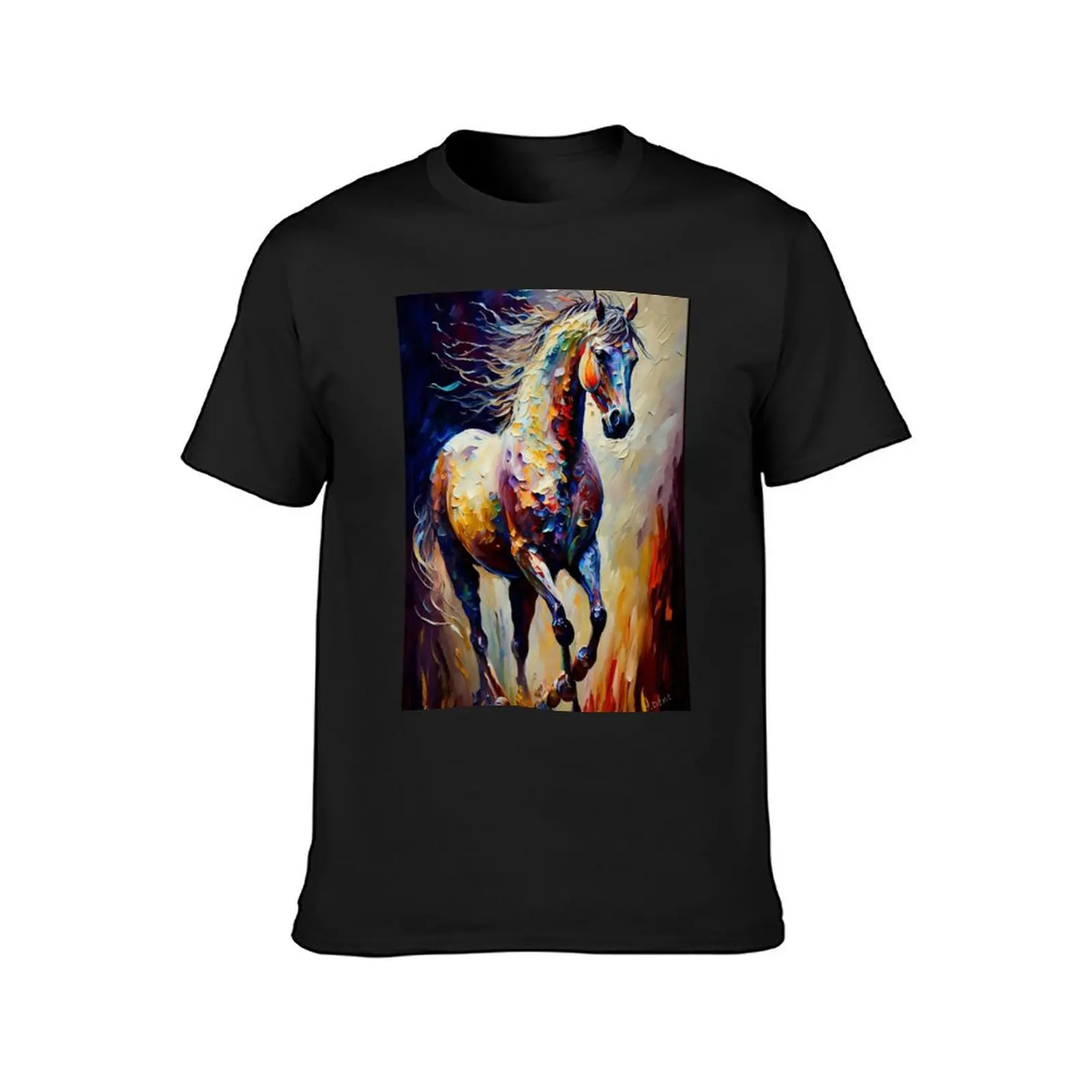 The Unconquered Spirit T-Shirt Blouse oversizeds mens graphic t-shirts anime