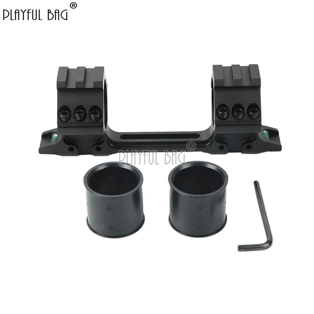 11mm Dovetail Bubble Level Scope Mount 25.4mm/30mm Dual Ring Tube Clamp with Integrated Spirit Level QG458S