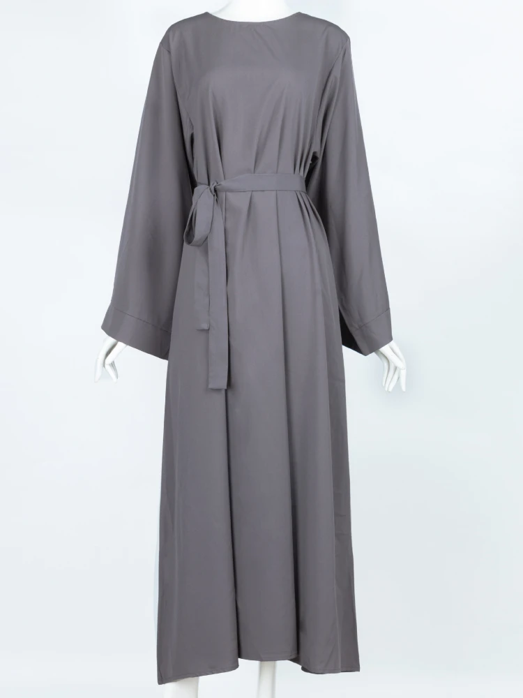 Outono elegante mulheres vestido muçulmano abaya kaftans vestidos casuais marrocos mulher dubai turquia islam vestido longo robe femme