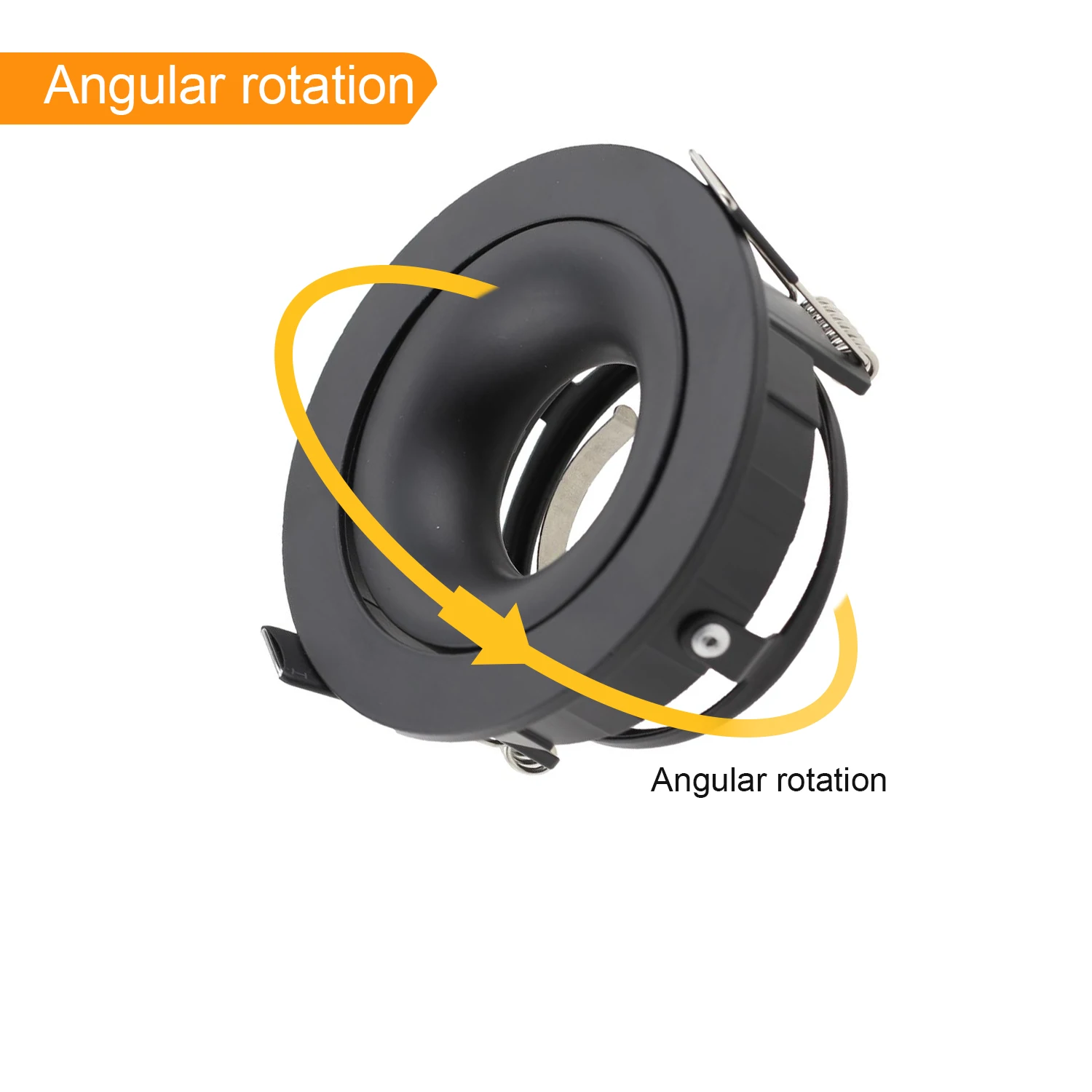 Recessed Ceiling LED Ceiling Trim Rings Halogen Bulb GU10 MR16 Fitting Fixture Frame Spot Light Bracket for Home Illumination