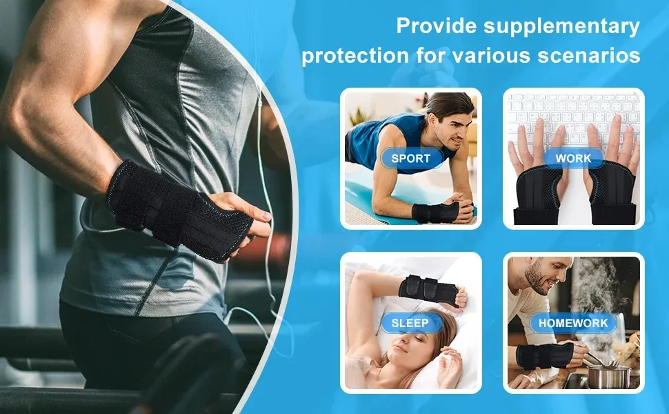 1PC Adjustable Wrist Support Strap for Weightlifting - Sports Wrist Support Pain Relief Essential Fitness Accessory