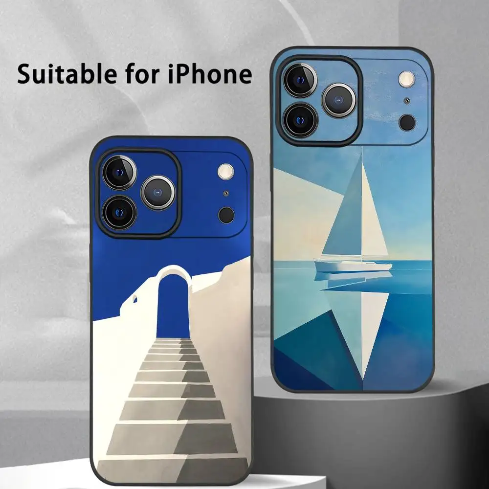 حافظة لهاتف آيفون 17 16 15 14 13 12 11 Pro Max Plus Mini Black Frosted Soft Shell Funda